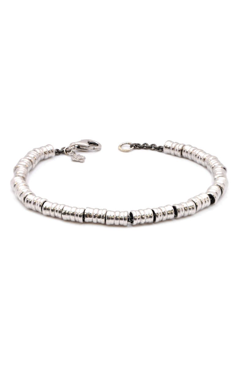 Armenta Romero Sterling Silver Bead Bracelet, Main, color, Silver