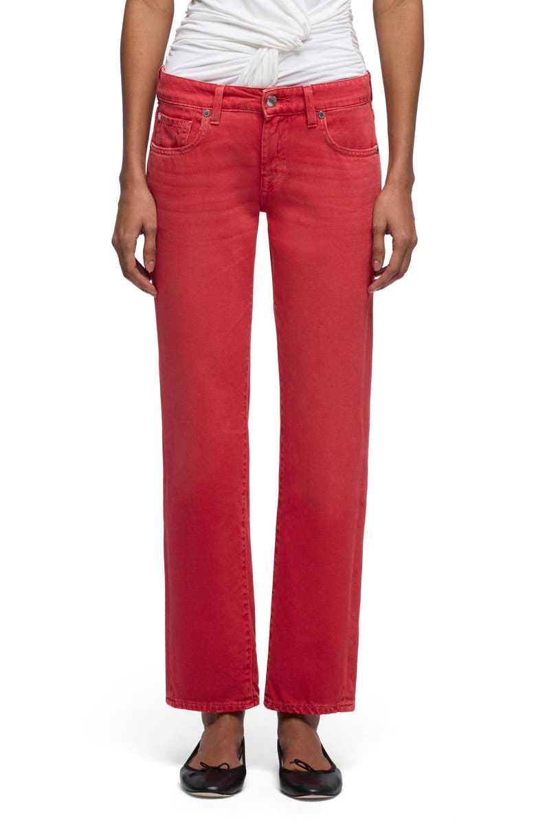 7 For All Mankind Low Rise Ankle Cigarette Jeans, Main, color,