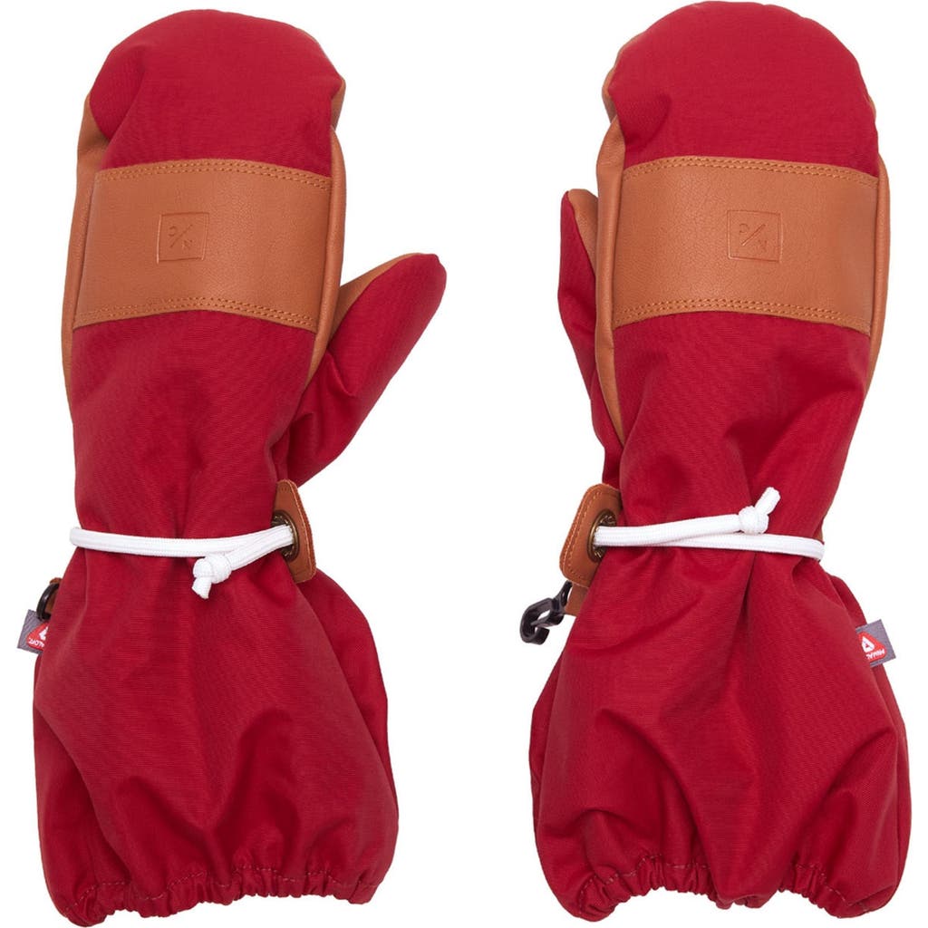 Northern Classics Waterproof Ski Mitten in Heritage Red at Nordstrom, Size Small