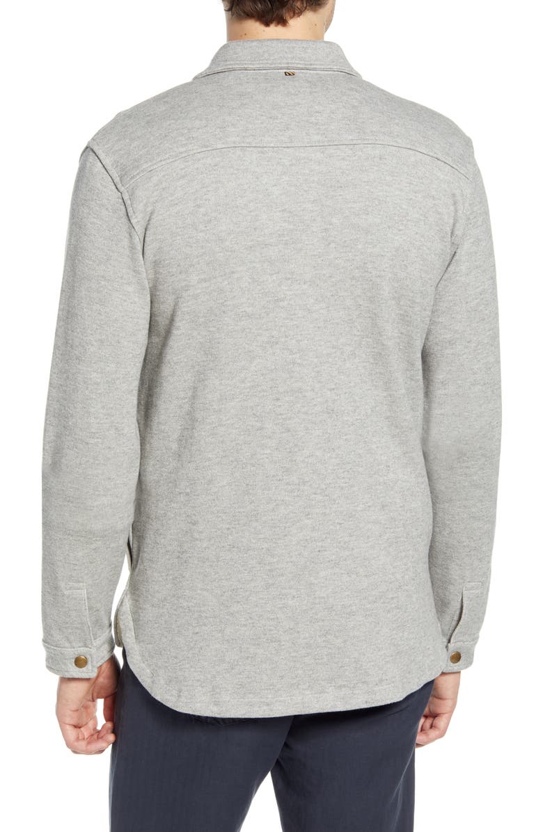 Billy Reid Cotton & Alpaca Blend Knit Shirt Jacket, Alternate, color, 