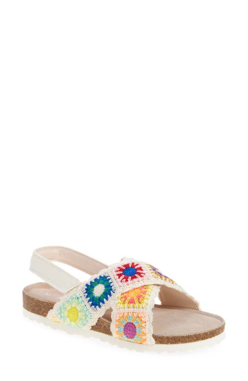 Next Kids' Crochet Boho Sandal In Multicolor Crochet