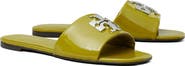 Tory Burch Charlie Leather Slide Sandal