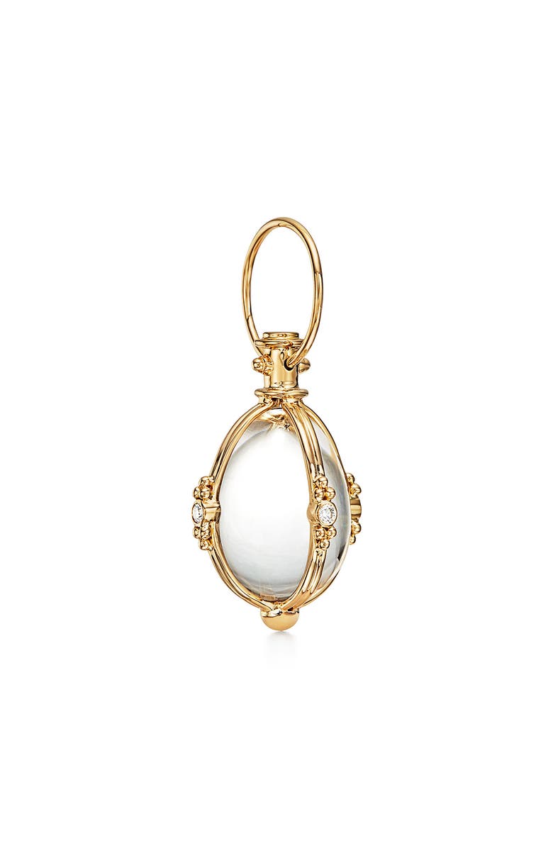 Temple St. Clair 18K Diamond Classic Amulet Pendant, Main, color, Yellow Gold