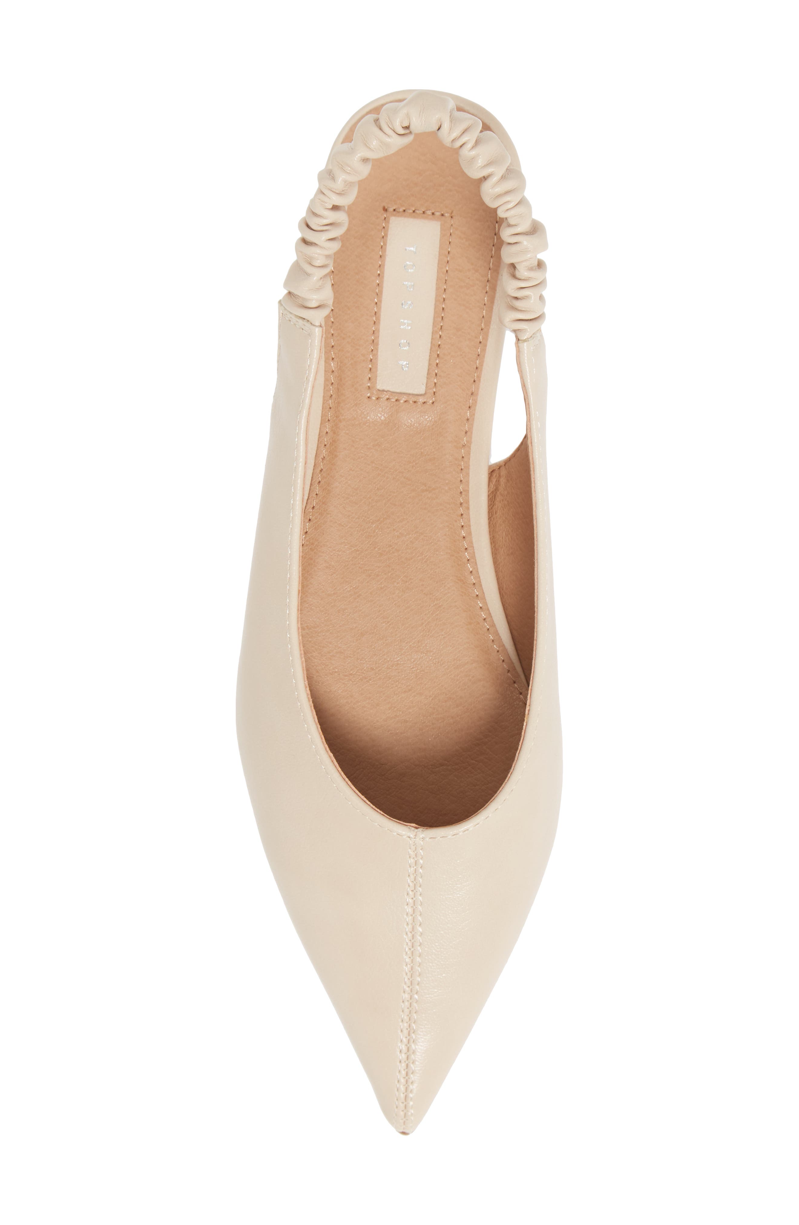 Apple Slingback Mule, Alternate, color, WHITE
