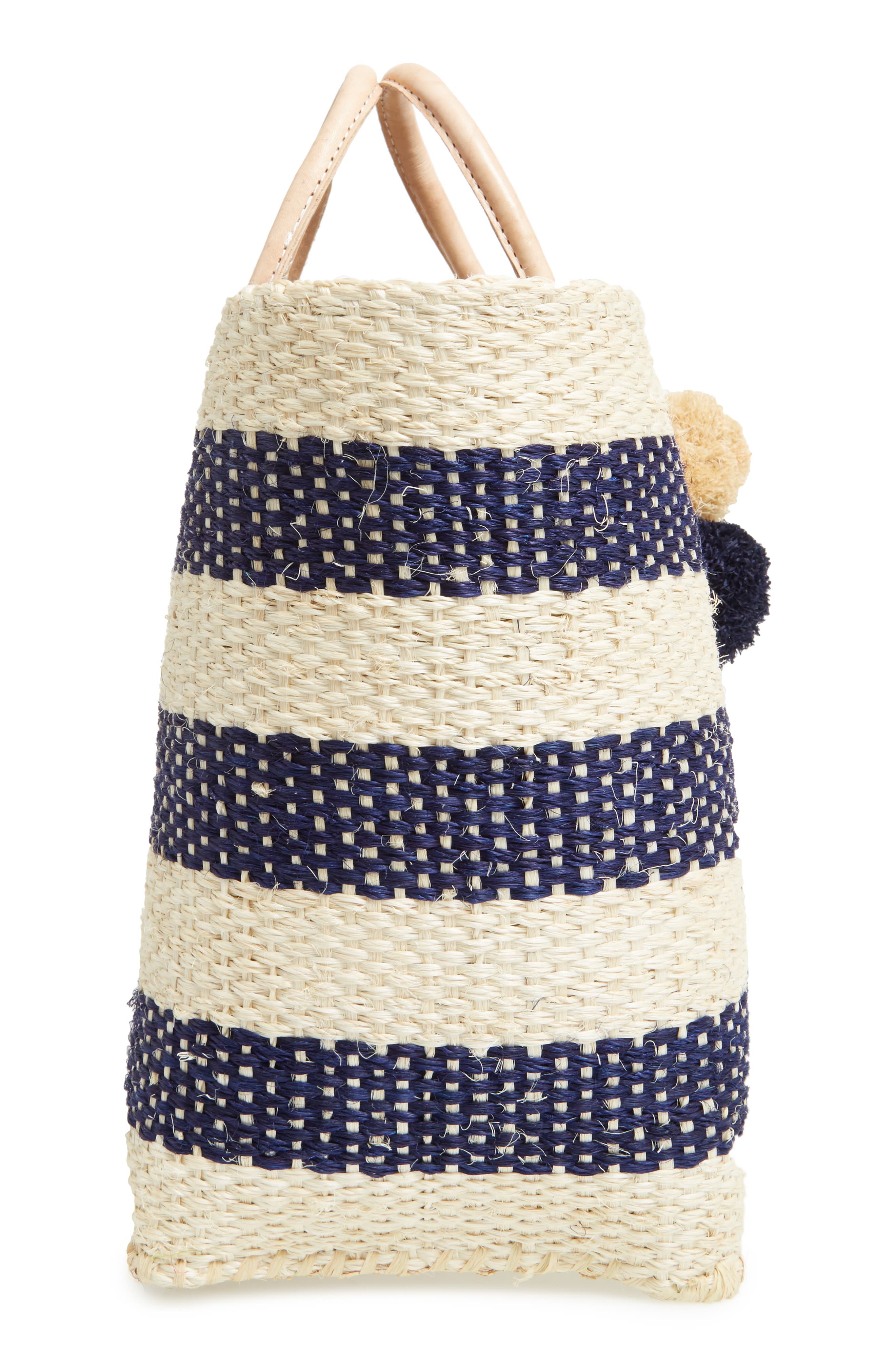 'Collins' Woven Tote, Alternate, color, NAVY