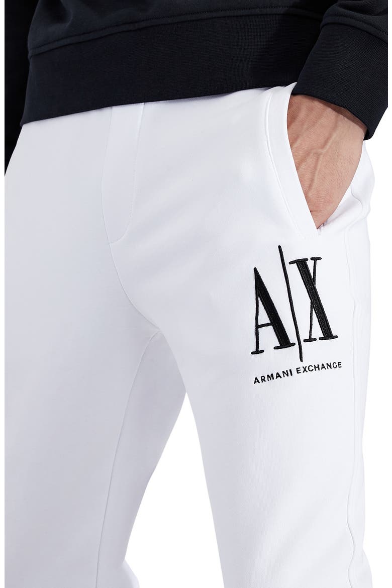 Icon Fleece Jogger Sweatpants, Alternate, color, WHITE