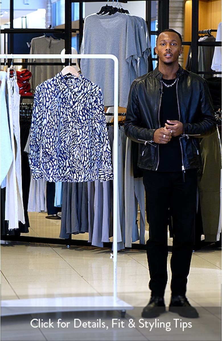 Abstract Print Button-Up Shirt, sales video thumbnail