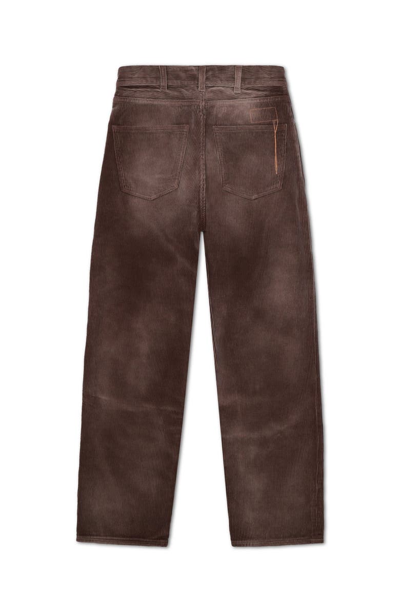 Fortela WJuliettet Vintage Velvet High Waist Trousers, Alternate, color, Brown