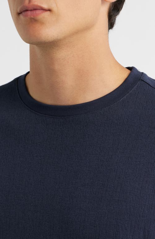 Robert Barakett Christopher Long Sleeve Pima Cotton T-shirt In Blue