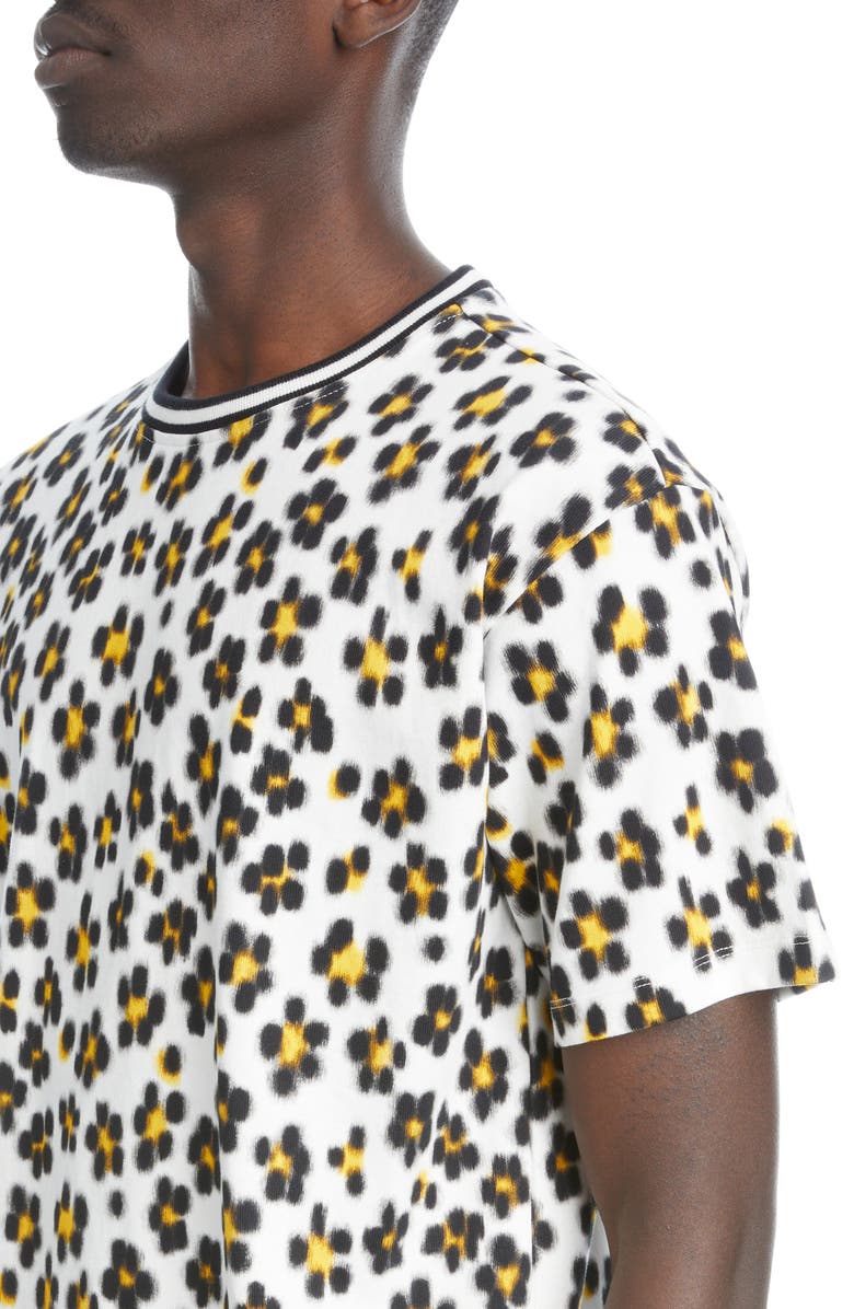 KENZO Hana Leopard Print Short Sleeve T-Shirt, Alternate, color, 