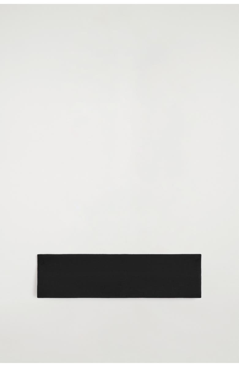 COS Jersey Headband, Main, color, Black