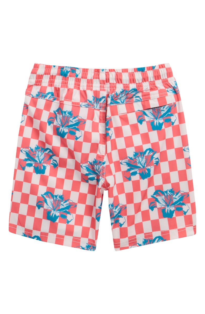 Sovereign Code Kids' Session Floral Swim Trunks, Alternate, color, Dubarry