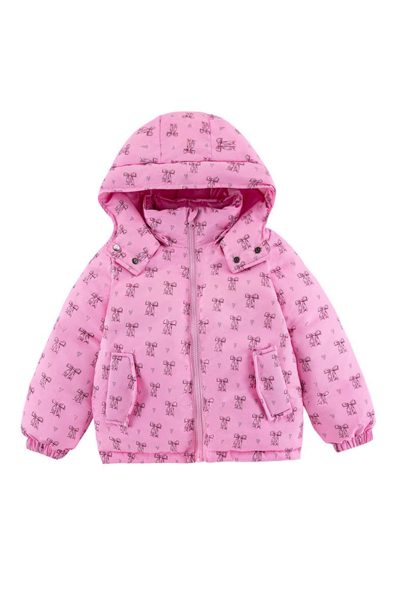 Kids' Charlie Puffer Coat, Main, color, CANDY PINK BOW