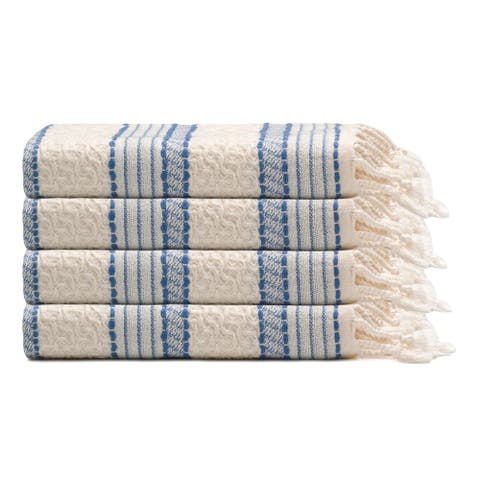 Sylvie Turkish Cotton Hand & Kitchen Towel Bundle