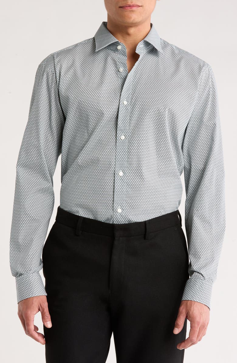 HUGO Valerio Modern Fit Cotton Dress Shirt, Main, color,
