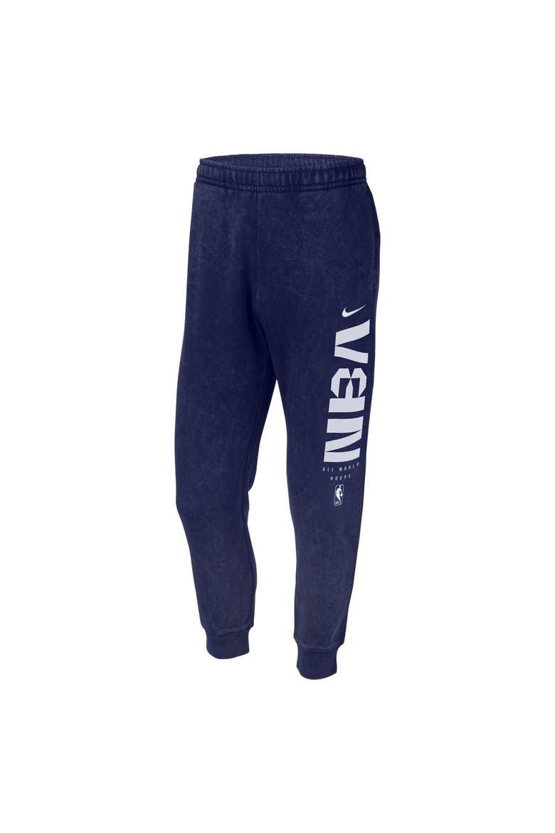 Men's Nike  Navy NBA All-World Hoops Club Washed Jogger Pants, Alternate, color, Navy