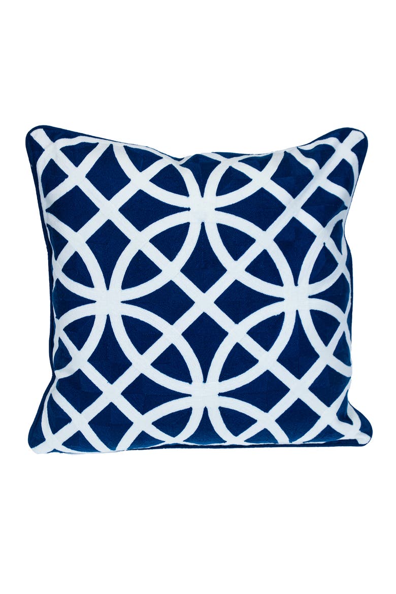 Chano Throw Pillow, Main, color, BLUE