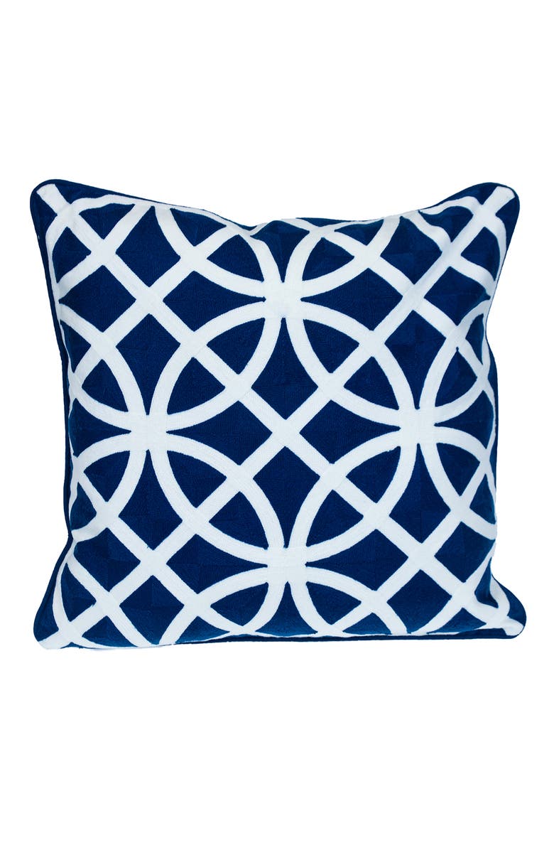 PARKLAND COLLECTION Chano Throw Pillow, Main, color, Blue