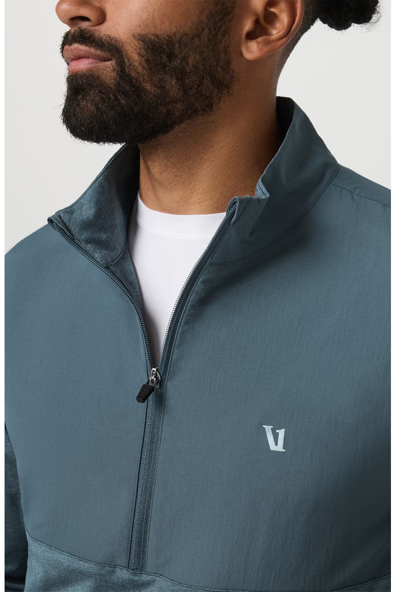 Sunday Element Half Zip Pullover, Alternate, color, BLUE SEA HEATHER