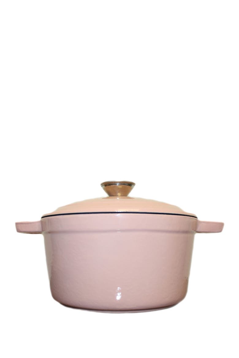Neo Pink Cast Iron 5 qt. Oval Covered Casserole, Main, color, PINK