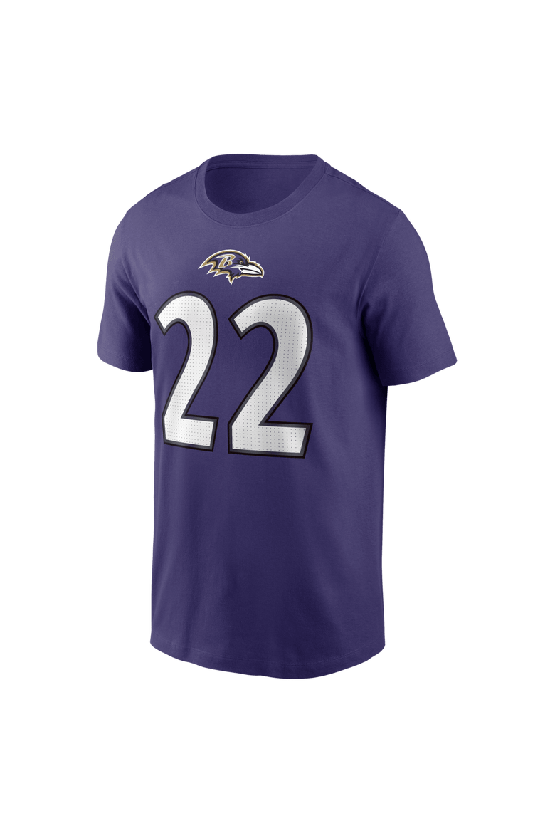 Men's Nike Derrick Henry Purple Baltimore Ravens Name & Number T-Shirt, Alternate, color, Purple