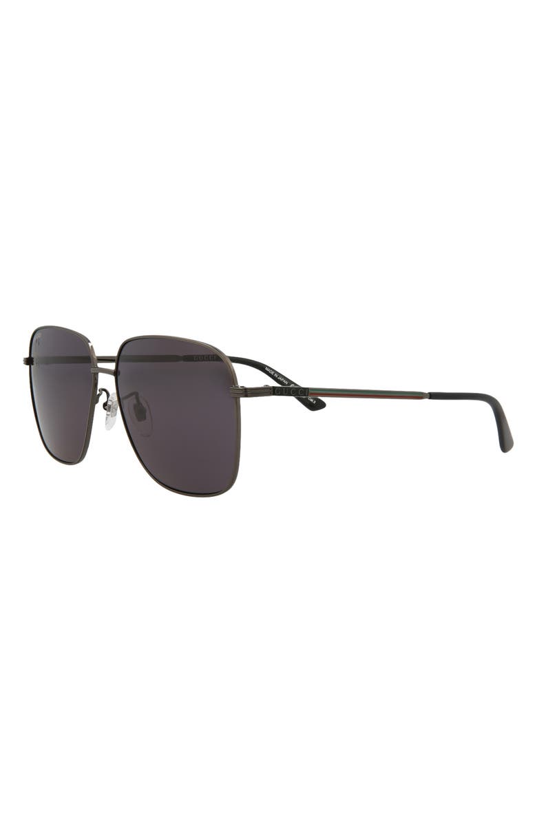 Gucci 60mm Square Sunglasses, Alternate, color,