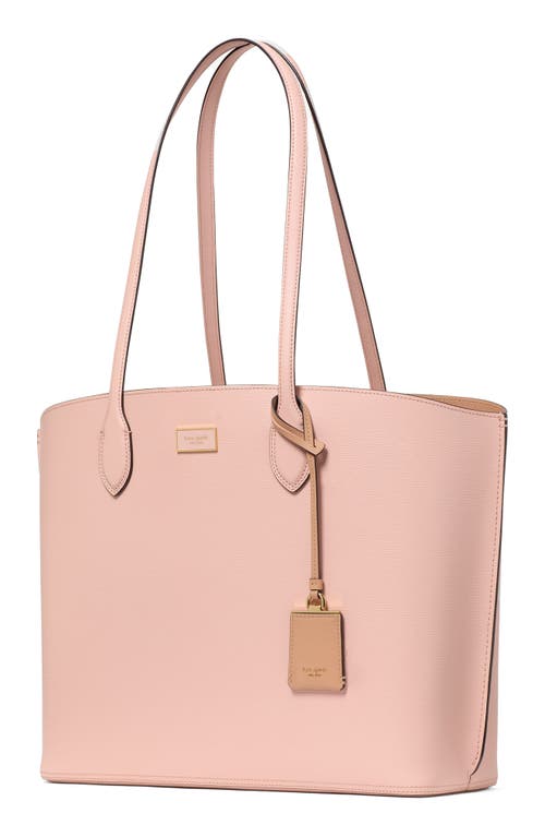 Kate Spade New York Suite Large Leather Tote In Rose Smoke.