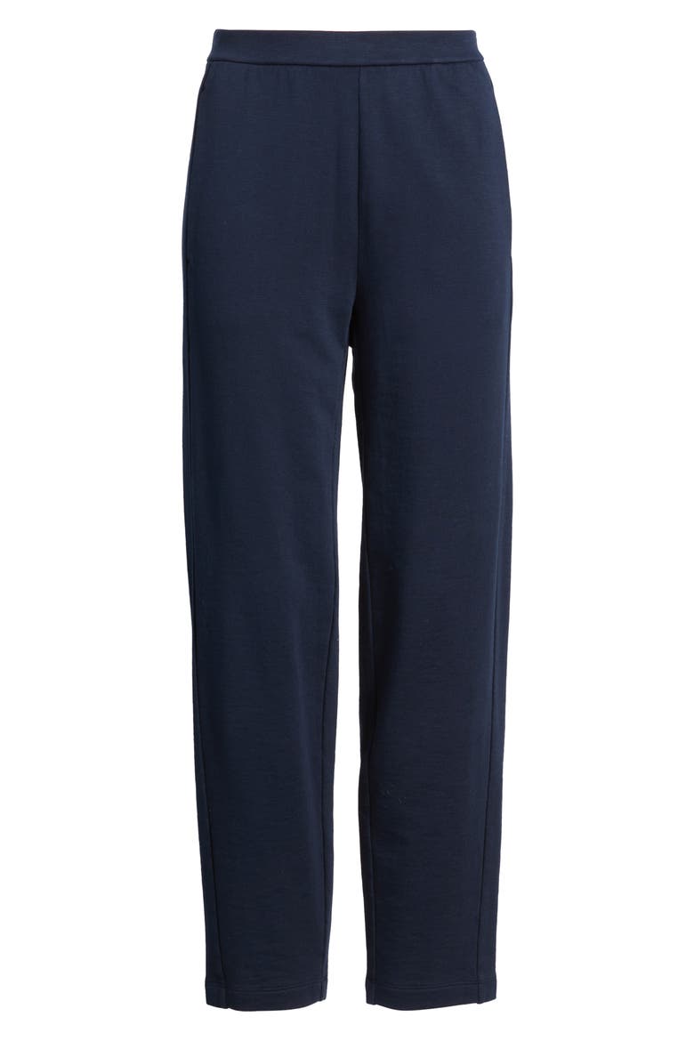 Slouch Organic Cotton Ankle Pants, Alternate, color, INK