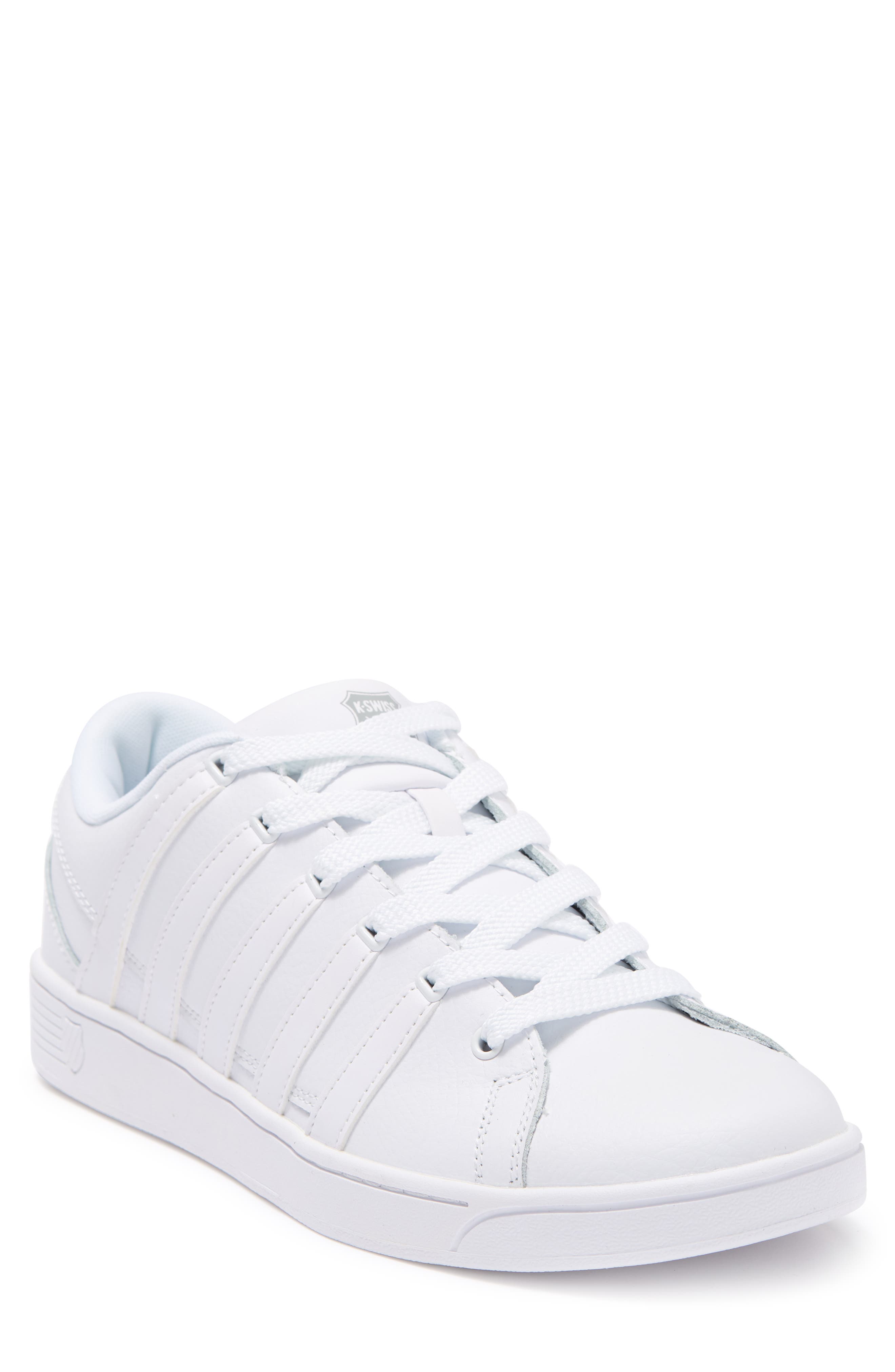 Ramli Court Sneakers, Main, color, WHITE/WHITE