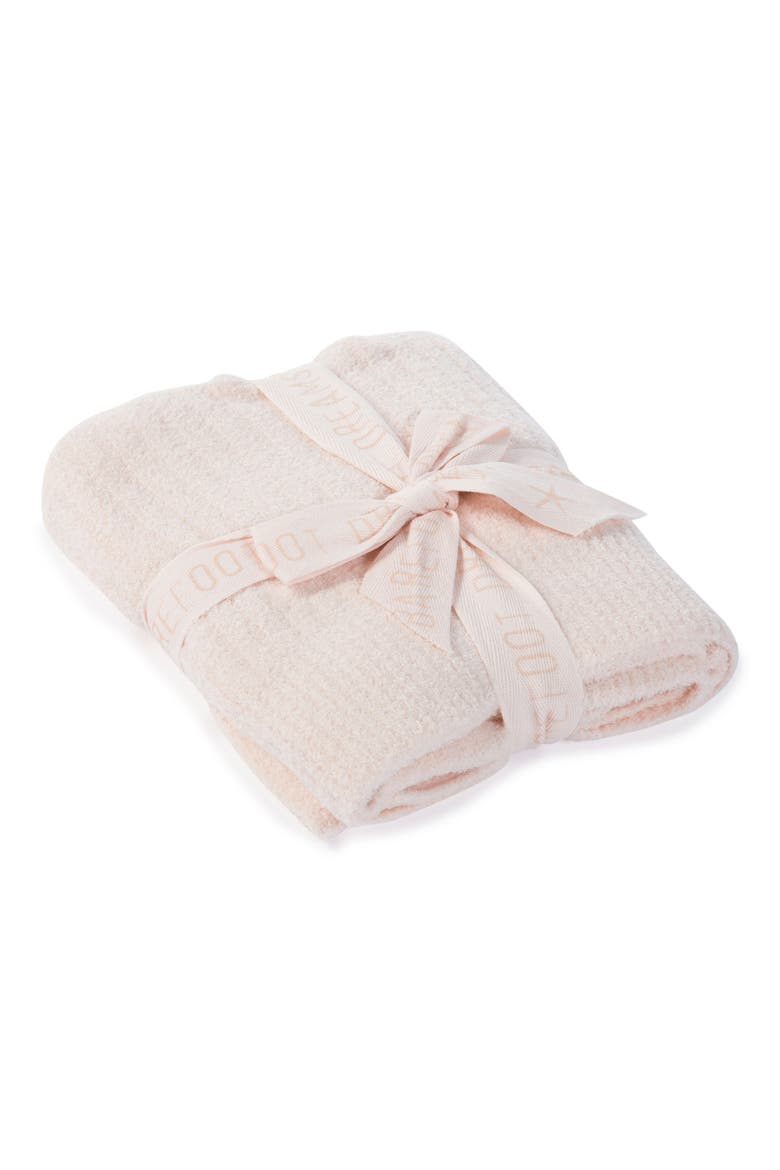 Ribbed Baby Blanket, Main, color, PINK