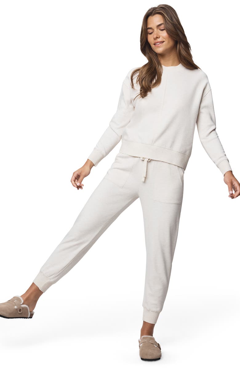 Splendid Winslow Joggers, Alternate, color, Pale Oak Heather
