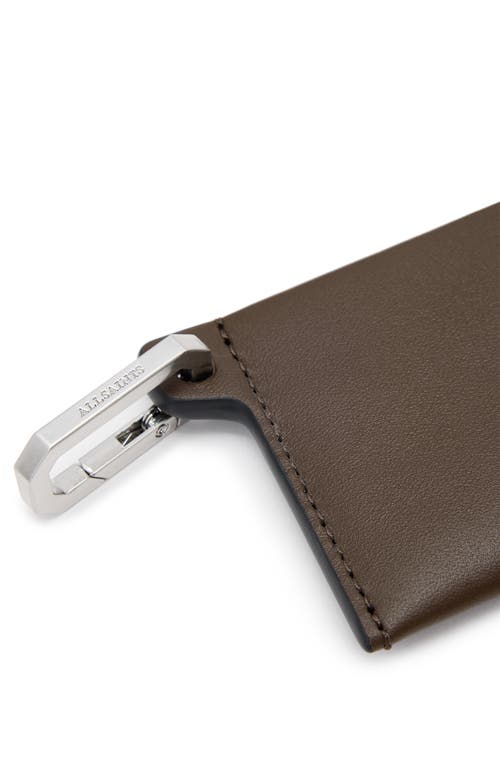 Allsaints Hex Leather Cardholder
