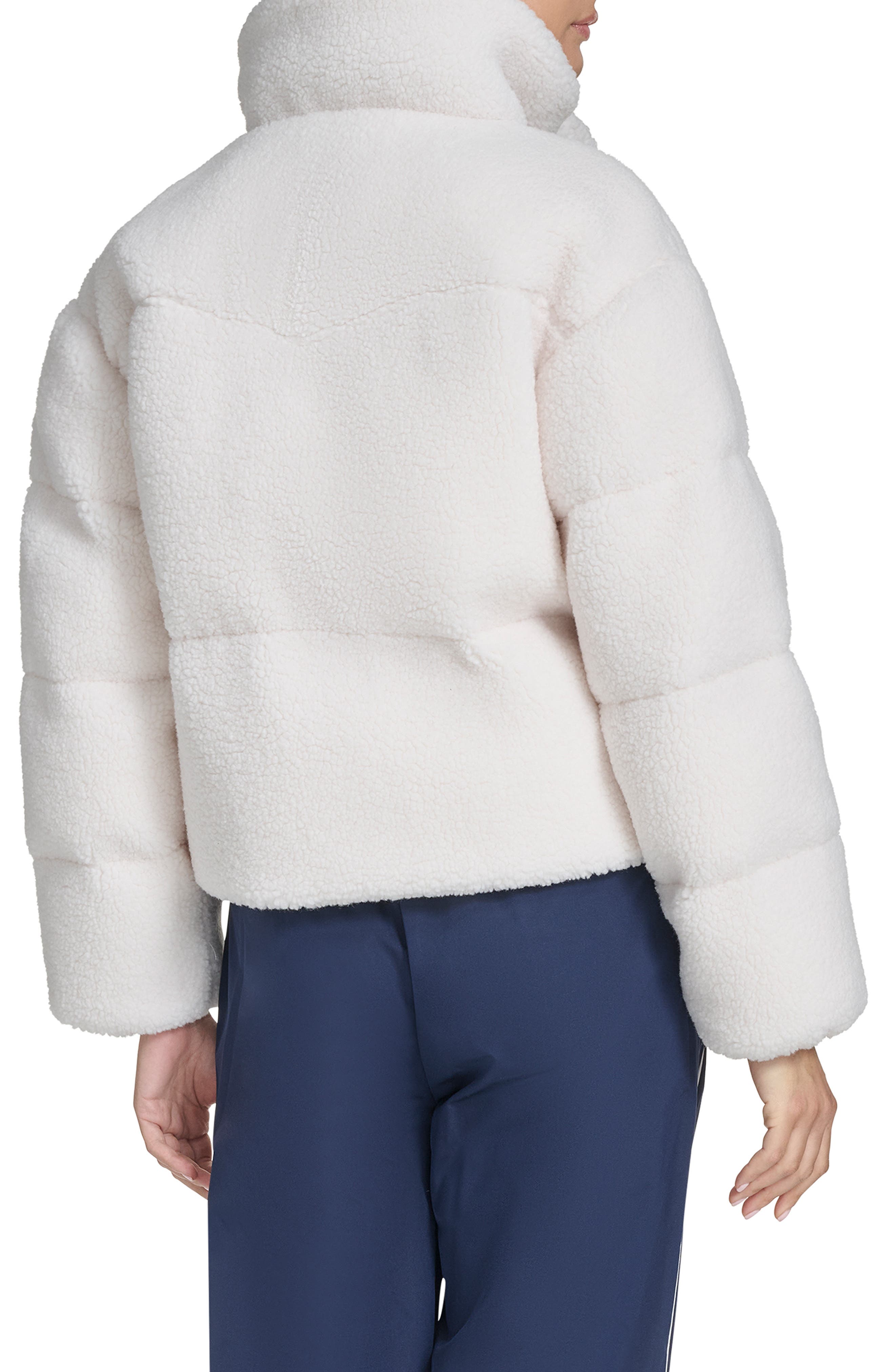 Western Faux Shearling Puffer Jacket - image 2