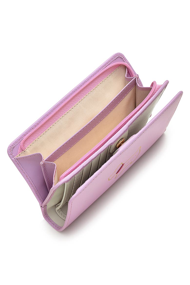 Heritage Dog Bifold Wallet, Alternate, color, SUGAR PINK