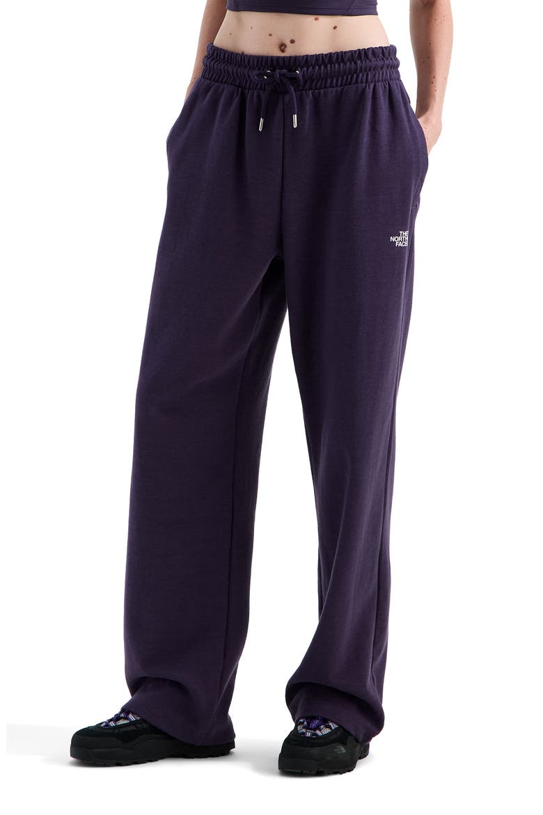 Double Knit Wide Leg Pants, Main, color, ENDLESS DUSK
