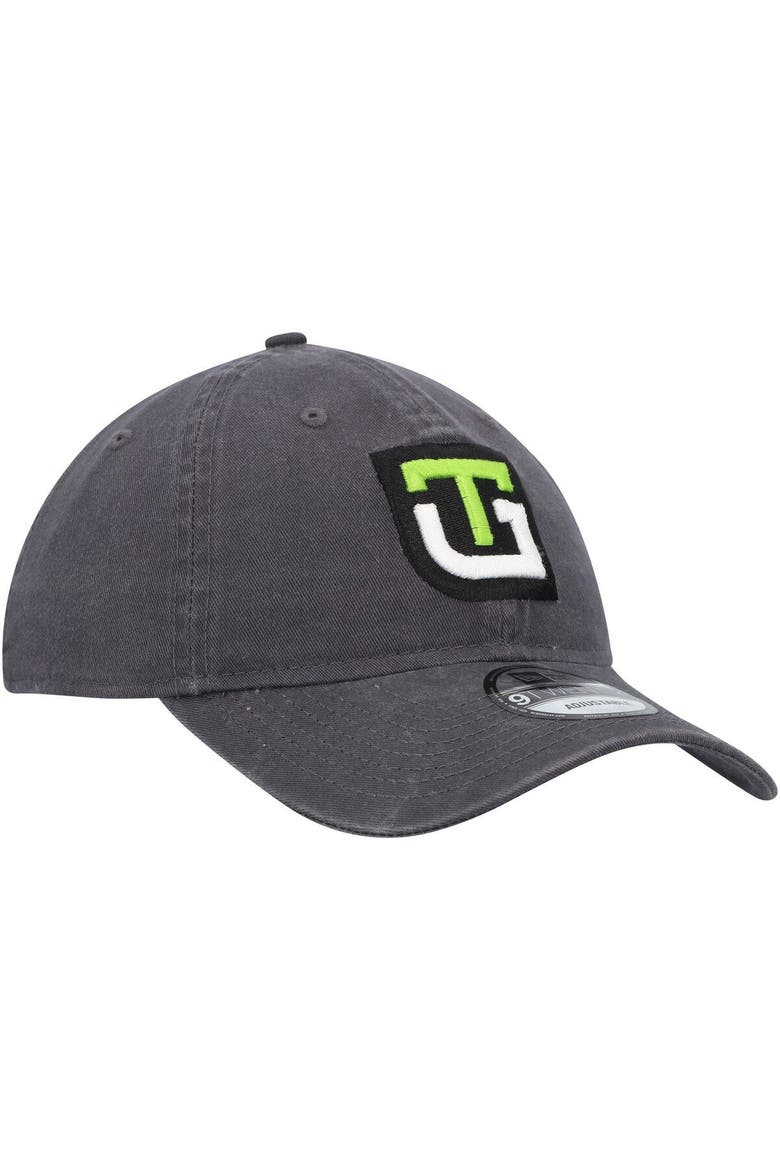 Men's New Era Graphite Ty Gibbs Enzyme Washed 9TWENTY Adjustable Hat, Alternate, color, Graphite