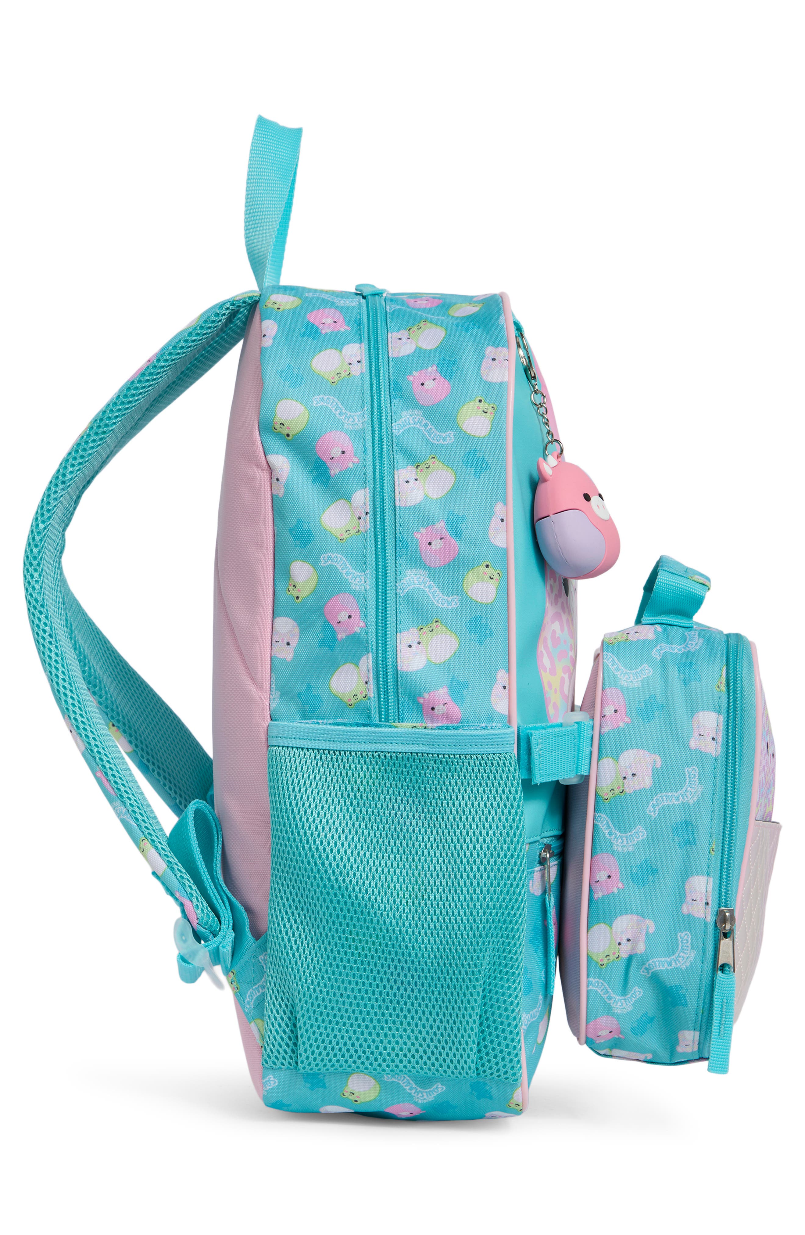 USPA ACCESSORIES Kids' Squishmallow Backpack & Lunchbox Set, Alternate, color, Teal