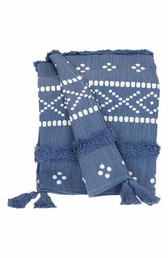 PARKLAND COLLECTION Niko Tasseled Throw Blanket