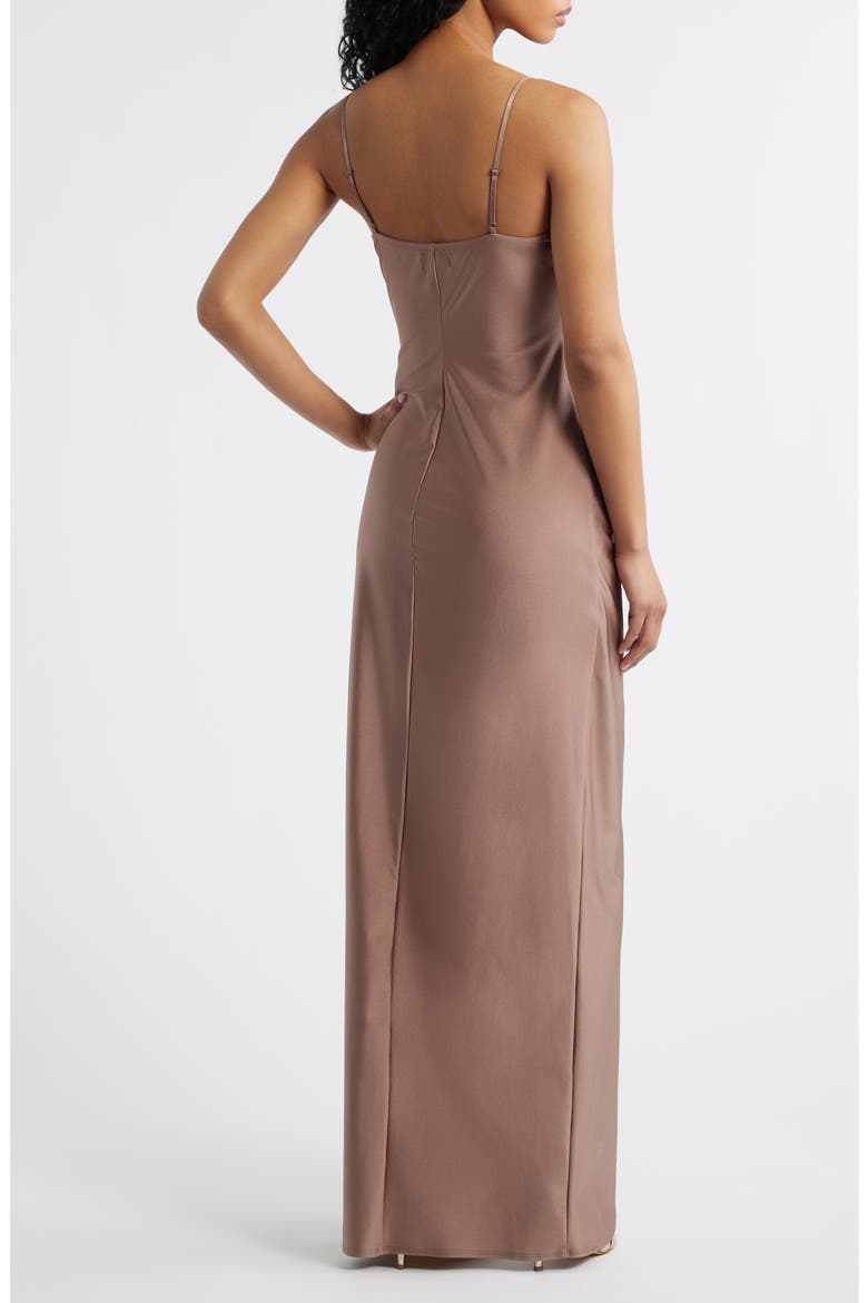 Jersey Column Gown, Alternate, color, COCO