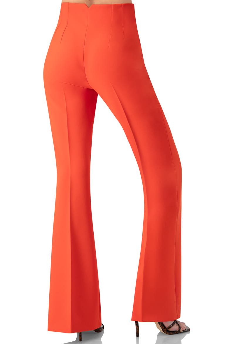 Flared Pants with Pockets, Alternate, color, Orange