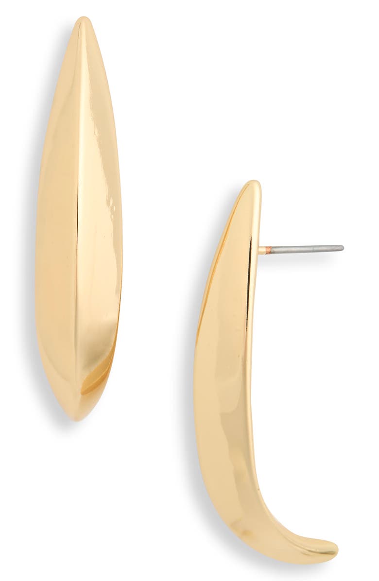 Vince Camuto Curved Bar Stud Earrings, Main, color,