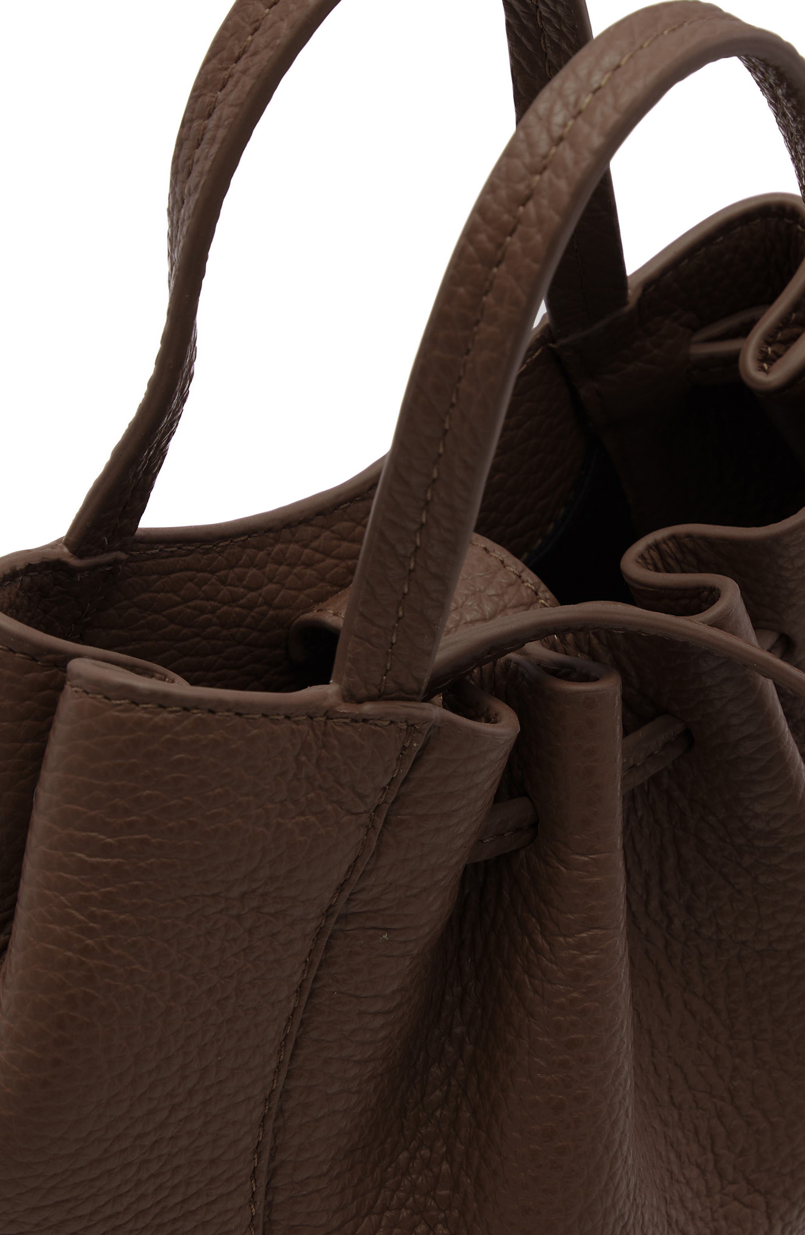 Katrina Mini Leather Tote, Alternate, color, CACAO
