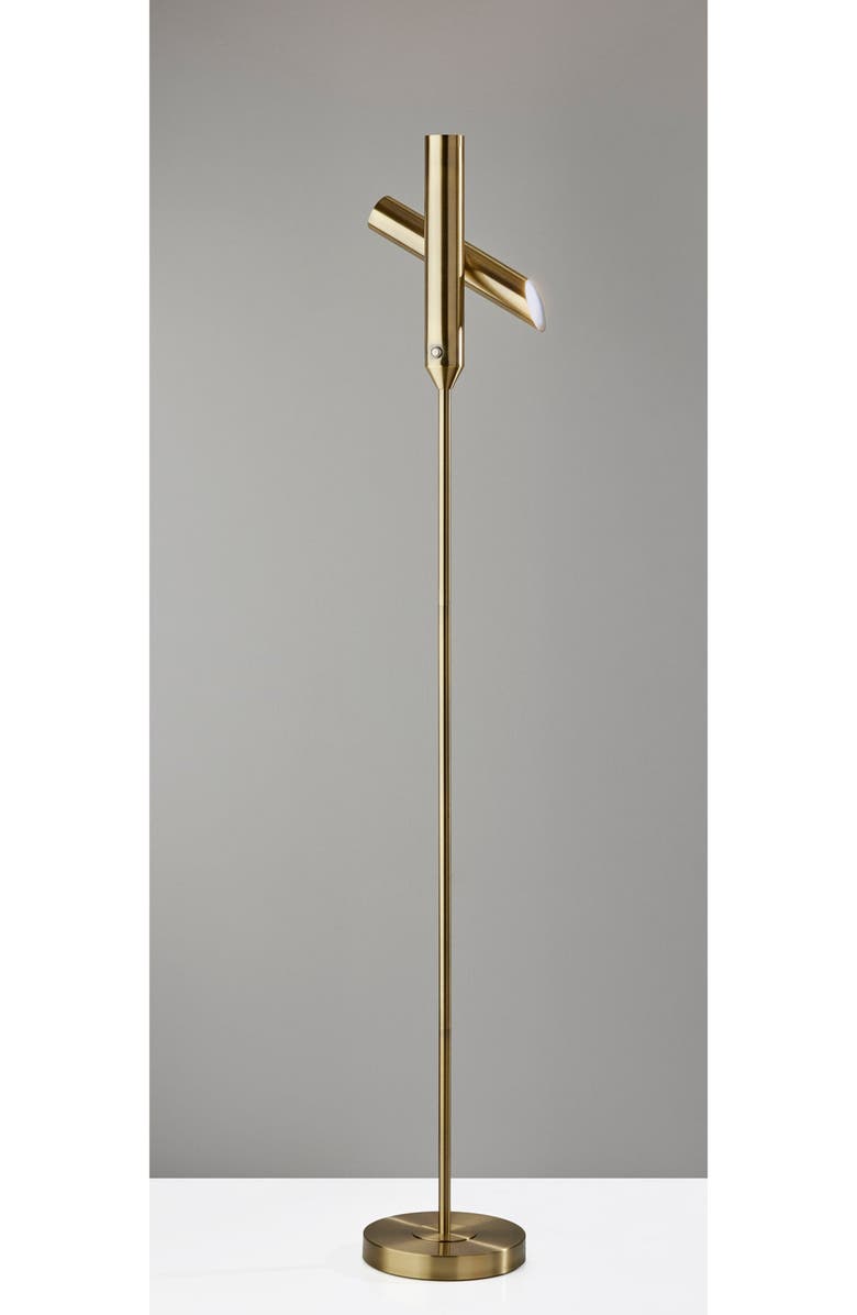 ADESSO LIGHTING Vega LED Torchiere Floor Lamp, Alternate, color, 