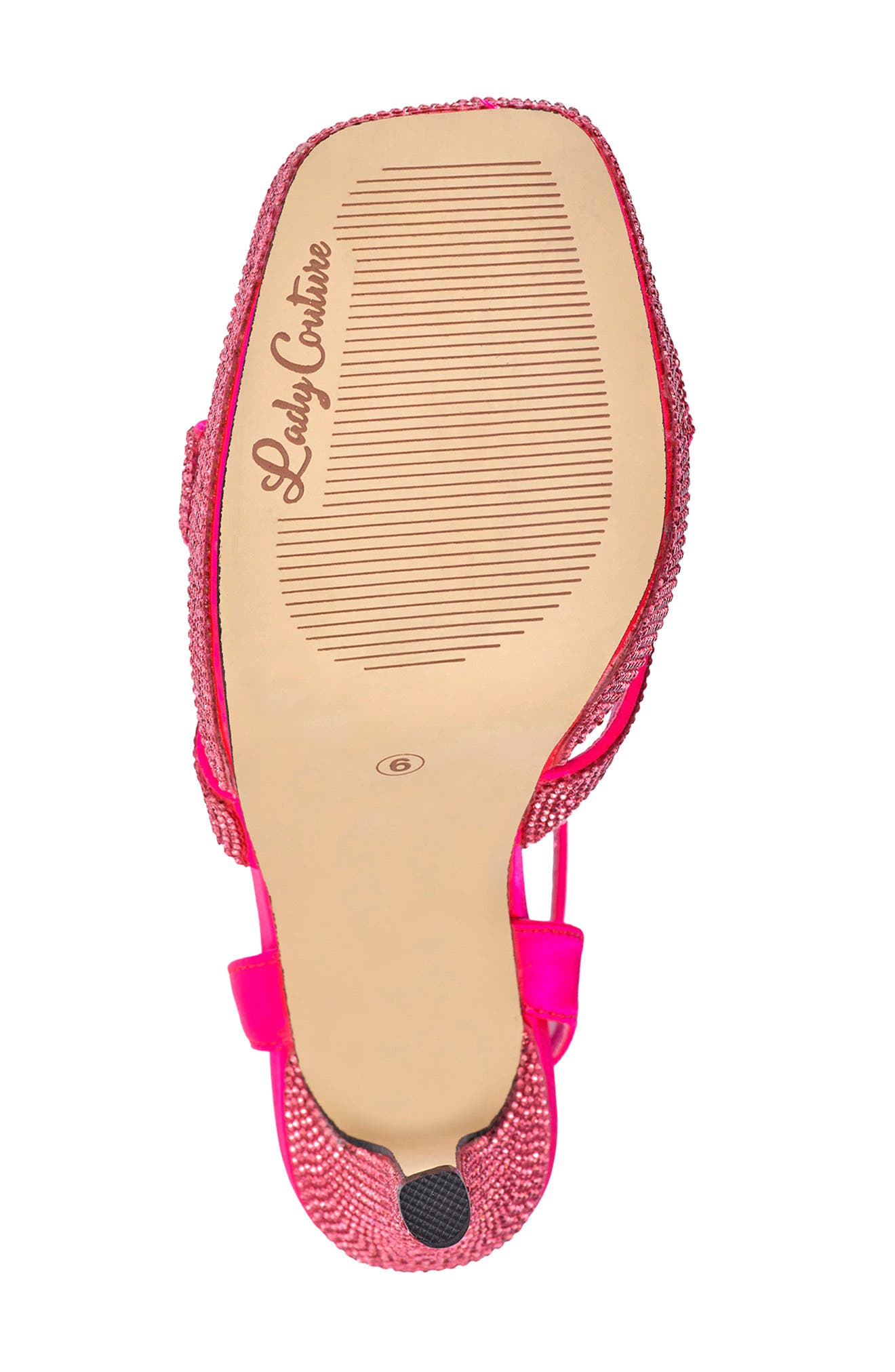 Rhinestone Platform Sandal, Alternate, color, FUCHSIA