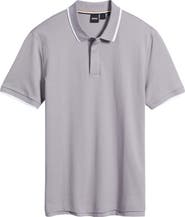 BOSS Parlay Tipped Cotton Polo