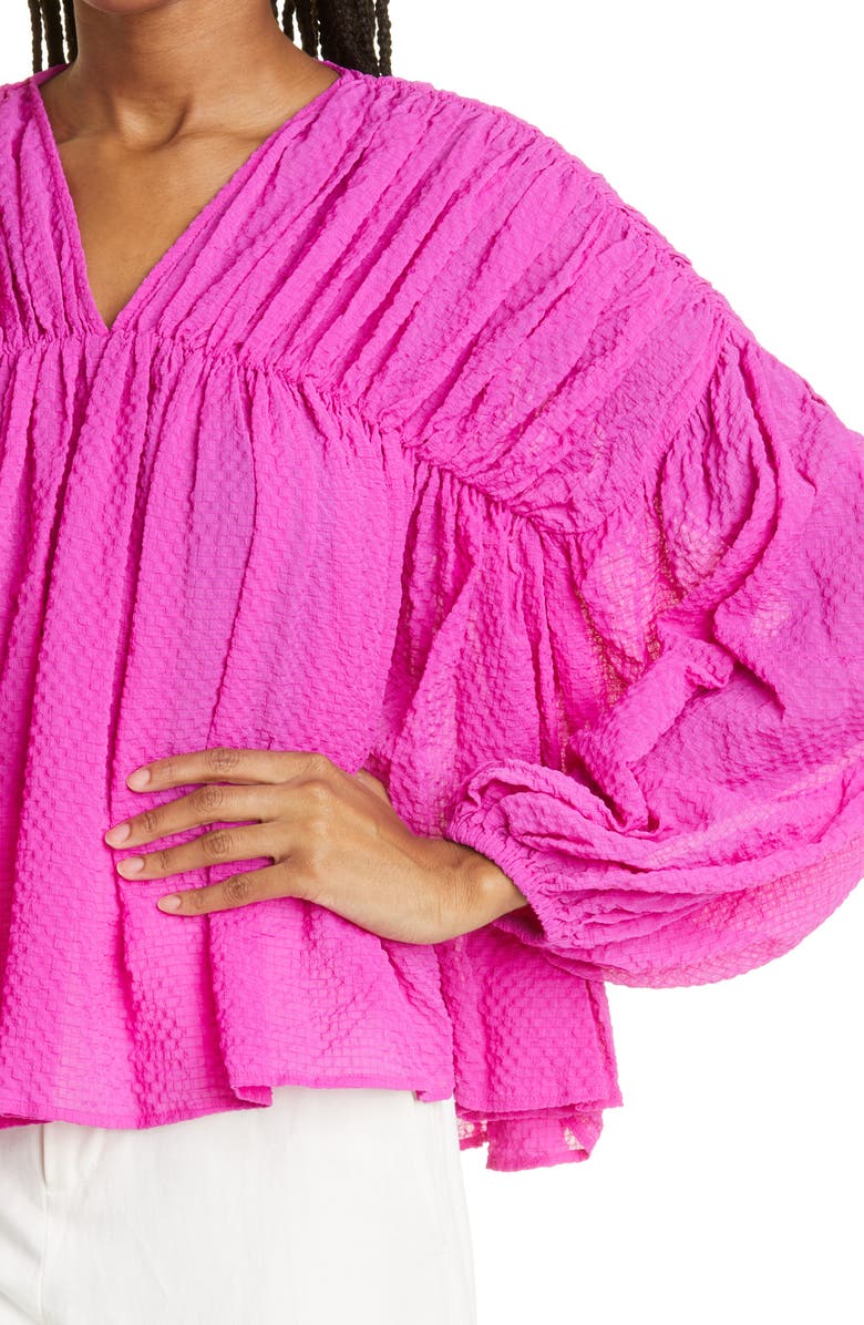 Stine Goya Maelys Gathered Top, Alternate, color,