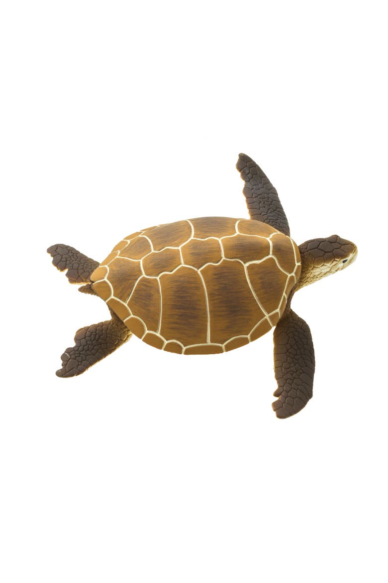 Green Sea Turtle Kids Toy Figure, Alternate, color, None