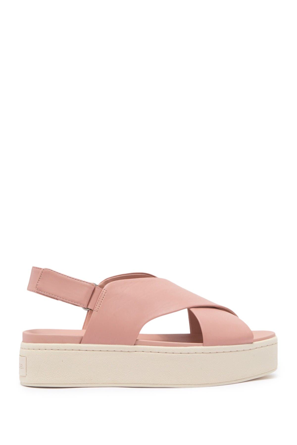 Vince Weslan Leather Platform Slingback Sandal, Alternate, color, 