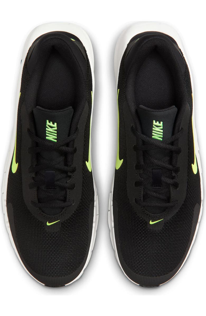 Nike Flex Train Athletic Training Shoe, Alternate, color, Black/ Volt