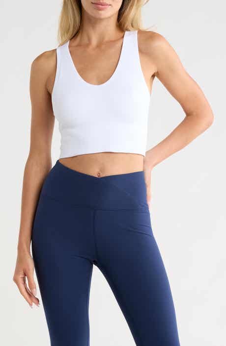 90 DEGREE BY REFLEX Rib Seamless Highline V-Neck Tank